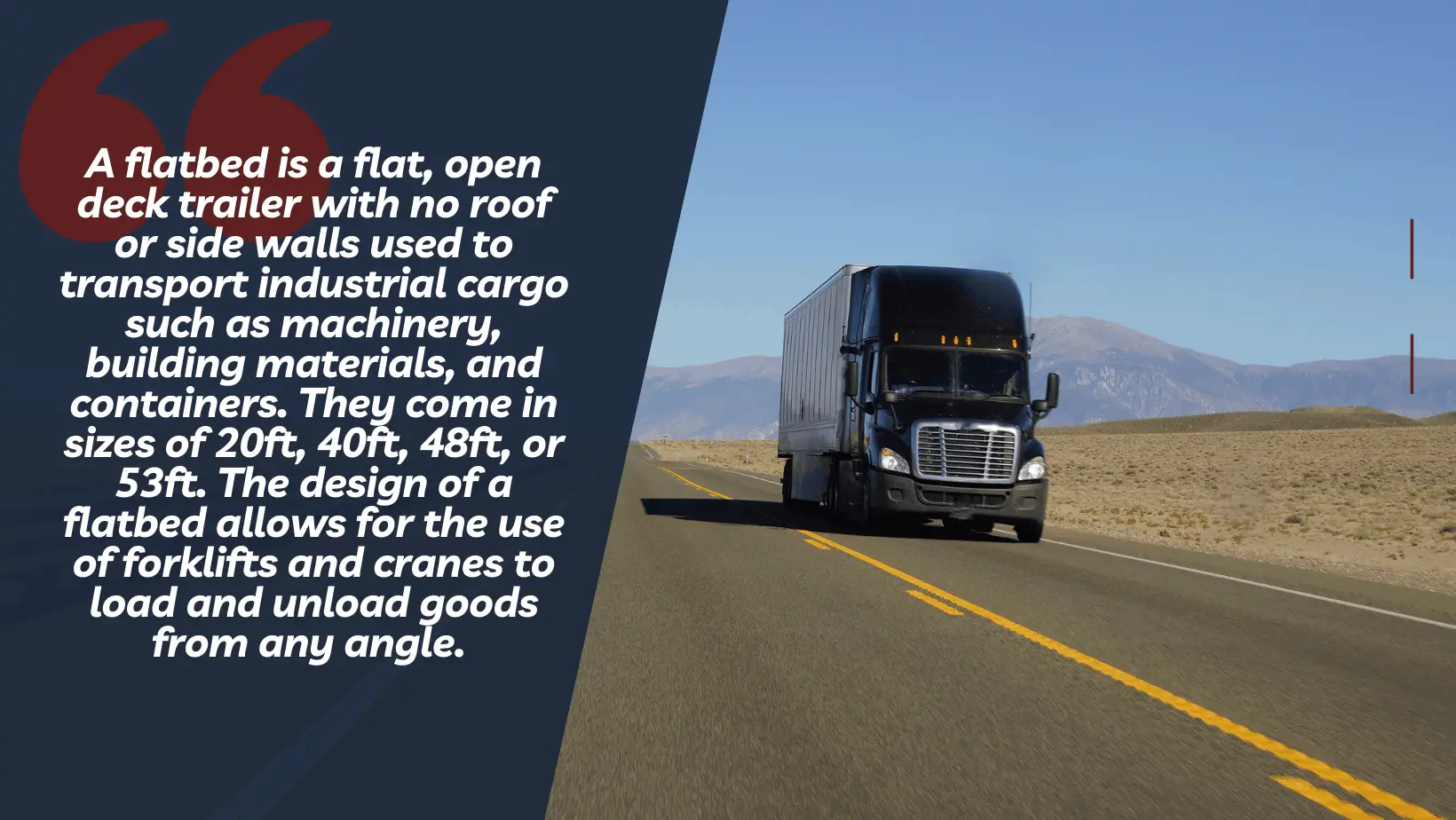 What Is a Flatbed Trailer?