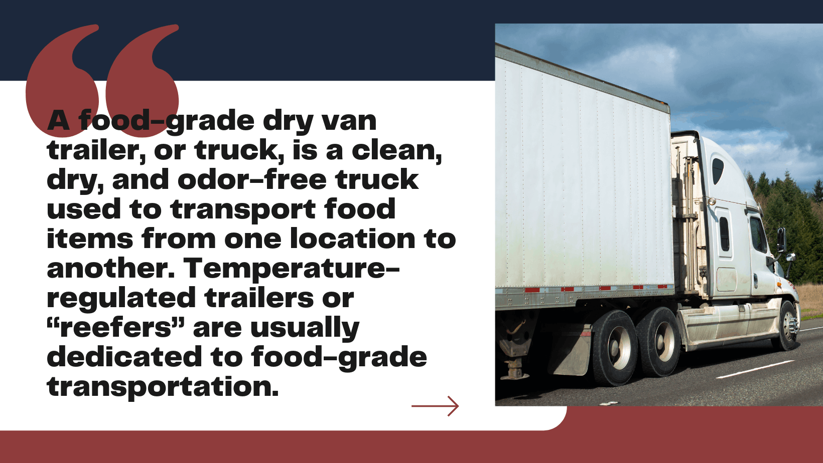 Food-Grade Dry Van Trailer Requirements